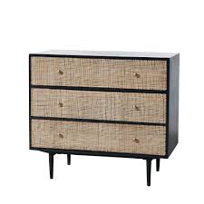 Solid Mango Wood And Acacia 3 Drawer Chest Maisons Du Monde Commode 3 Tiroirs Idees Pour La Maison Tiroir