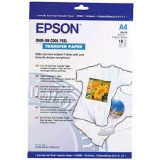 Clip image on the surface of the sheet where you want to transfer an image to the face sheet. Epson Iron On Transfer Paper 10 Pack Officeworks