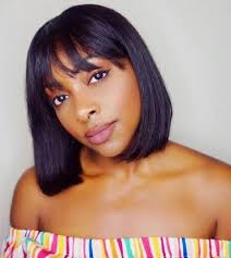 Although many women are afraid to wear their hair shorter, there's a bob hairstyle that's flattering for every face shape and hair texture. 7 Unique Bob With Bangs Hairstyles For Black Women To Explore Wetellyouhow