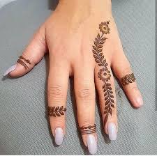 Sanjana V Singh Henna Tattoo Designs Simple Simple Henna Tattoo Finger Henna Designs