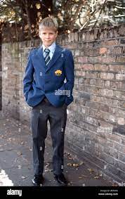 Boy british school uniform hi-res stock photography and images - Alamy