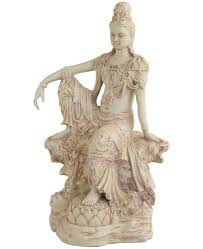 Kwan yin, vossa irmã na luz. Stone Colored Royal Kuan Yin Statue Kuan Yin Kuan Yin Statue Statue