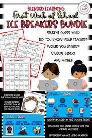 Https Www Teacherspayteachers Com Product Nearpod Distance Learning First Week Of School Ice Break In 2020 Blended Learning Teacher Tools Online Games For Kids
