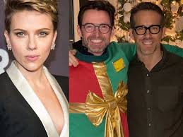 Very excited to be a part of this incredible #rednotice team. Scarlett Johansson Caused Hugh Jackman Ryan Reynolds Feud English Movie News Times Of India