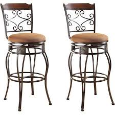 Acme Tavio Swivel Bar Chair Set Of 2 Saddle Formaldiningrooms Bar Chairs Bar Height Chairs Bar Stools