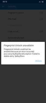 Hi, i have the same problem with several android mobile. Problem With Fingerprint Unlock 1password Support Community