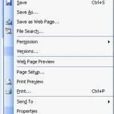 It belongs to the office and business tools category. Using The File Menu In Ms Word 2003 Turbofuture