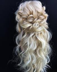 Cute half up and half down hairstyles. 71 Perfect Half Up Half Down Wedding Hairstyles Wedding Forward