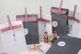 Adventskalender Basteln Mit Papiertüten - Schnin's Kitchen