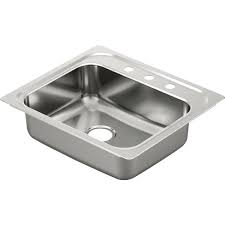single bowl stainless steel sink 3 hole