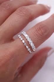 Dainty Stacking Wedding Bands By Brilliance In Diamonds Is The Most Common Piece Of Jewelr Diamond Wedding Bands Wedding Ring Bands Beautiful Wedding Rings