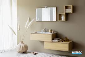 Succombez au charme du meuble tv 6 tiroirs en sapin rumba ! Meuble Vasque Suspendu 1 Tiroir Effect 2 De Line Art Espace Aubade