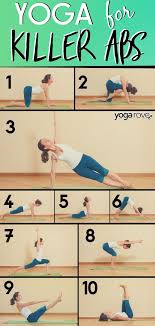 10 Minute At Home Yoga Workout For Strong Abs Yoga Rove In 2020 Yoga Abs Cool Yoga Poses Core Exercises For Beginners