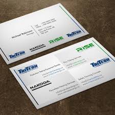 As long as there are parties, industry events, and networking to help you out on the inspiration front, we've compiled a list of 19 of the best business card designs. Design An Awesome Creative Business Card With 4 Companies Listed On It Business Card Contest 99designs