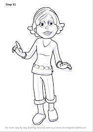 Sid and science kid cartoon can be useful for teachers and parents who cares about kids development coloring page resolution: Learn How To Draw Susie From Sid The Science Kid Sid The Science Kid Step By Step Drawing Tutorials
