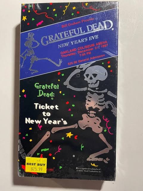 GRATEFUL DEAD SEALED VHS - Ticket to New Year's £13.60 - PicClick UK