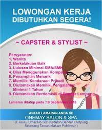 Pas photo terbaru 4x5 (warna) antarkan berkas lamaran melalui . Detail Pin Di Lowongan Kerja