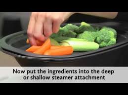 Instructions For Steaming Food With The Monsieur Cuisine Edition Plus Food Processor Youtube Food Processor Recipes Steam Recipes Food