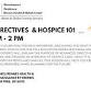 ADVANCE DIRECTIVES  & HOSPICE 101 FALL EDUCATION event image