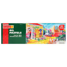 Product :oil pastels size :63mm length x 8.5 mm dai each. Buy Online Camel Oil Pastels 25 Shades Ahmedabad Gujarat India Offikart