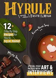 Hyrule Taste Of The Wild Digital Zine Zelda Botw Breath Of Etsy