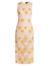 Embellished Tulle Sleeveless Dress Simone Rocha Matchesfashion Com Us Light Pink Cocktail Dress Floral Embroidery Dress Pink Cocktail Dress