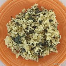Baked Rice With Spinach The Veggie Table In 2020 Baked Rice Spinach Recipes Vegetarian Recipes