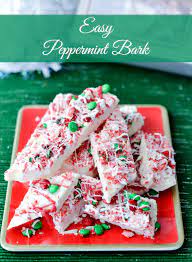 Place on a link cookie sheet and spread out to desired thickness. Easy Chrustmas Peppermint Bark Flour On My Face