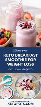 It's also a neat, diminutive blender that stores. Protein Packed Keto Breakfast Smoothie For Weight Loss Keto Pots