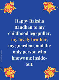 Jun 21, 2021 · the story of 'raksha bandhan', which was announced last year on the festival of the same name, will revolve around the bond between a brother and sister. 70 Raksha Bandhan Wishes Quotes Captions For Brother Sister