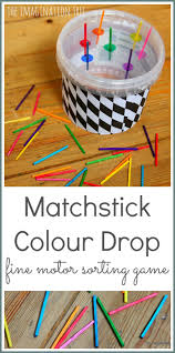 Matchstick Colour Sorting Fine Motor Toy The Imagination Tree Motor Skills Activities Preschool Fine Motor Fine Motor Activities