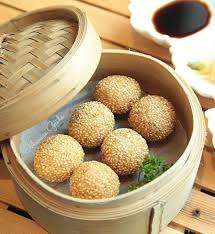 Buchi Sweet Potato Red Bean Bun Buchi Recipe Recipes Food