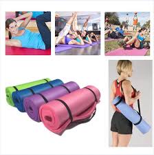 Check spelling or type a new query. Osuki Yoga Mat 10mm Non Slip Sports Authentic Fitness Purple With Carry Bag