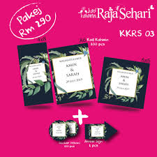 Ada kad yang sayang nak dibuang, sebab terlalu cantik dan unik design nya. Kad Kahwin Raja Sehari Home Facebook