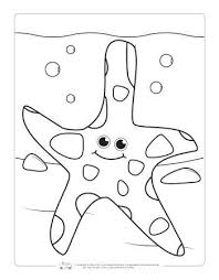 A Star Fish Coloring Page For Kids Star Coloring Pages Coloring Pages For Kids Animal Coloring Pages