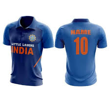 Virat kohli's men will move away from their traditional blue jersey as the. Indian Cricket Jersey For Kids With Name And Number Knitroot