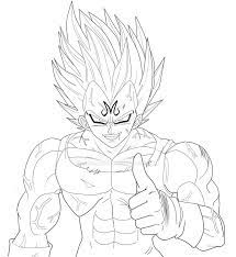 Pypus is now on the social networks, follow him and get latest free coloring pages and much more. Fanart By Me Line Art Super Majin Vegeta Dragon Ball Artwork Dragon Ball Super Art Dragon Ball Art