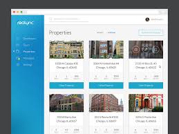 Property List Web Design Examples User Interface Web Design