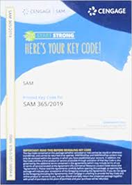 Sam logo this page is conducting a series of tests to ensure that your system can run sam. Sam 365 2019 Assessments Training And Projects Printed Access Card With Access To Ebook 1 Term Sam 9780357366646 Amazon Com Books