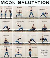 Doyouyoga Com On Instagram Have You Ever Heard Of A Moon Salutation The Moonsalutation Or Chandranamaska Basic Yoga Yoga Routine Easy Yoga Workouts