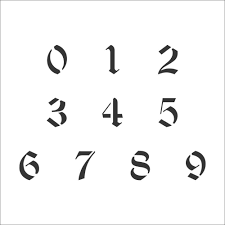 For the indoor situation, you can use it for children's activities like making cutouts, numbers for flashcards, tracing the numbers, and many more. Old English Number Stencil Set Value Pack Stencil Ease