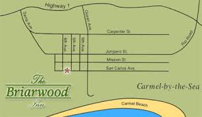 Briarwood inn has the best amenities around. Map Directions Briarwood Inn Carmel By The Sea California