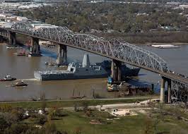 One of the bridges, across lake pontchartrain is the causeway, and has been said, it serves new orleans, and the north shore, mostly for commuting. Huey P Long Bridge New Orleans 1935 Structurae