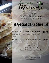 La Esquina Del Mariachi Home Chelsea Massachusetts Menu Prices Restaurant Reviews Facebook