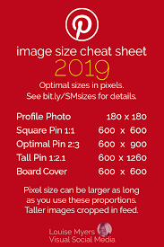 social media cheat sheet 2019 must have image sizes