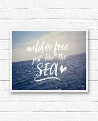 The big blue sea is quite a beauty, ain't she? Ocean Quotes Beach Quotes Word Art Print Ocean Wall Art Etsy