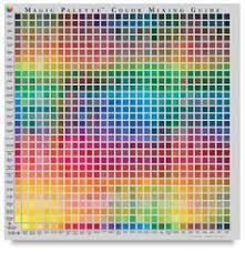 Magic Palette Artist S Color Selector And Mixing Guide Blick Art Materials Color Mixing Guide Color Mixing Chart Color Mixing