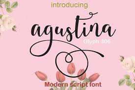 By downloading the font, you agree to our terms and conditions. Agustina Update 2973 Calligraphy Font Bundles Beautiful Fonts Cool Fonts Font Bundles