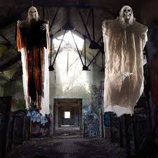 Halloween Deko Geist Hangend Skelett Figur Gespenst Gruselig Schadel Kopf Hangedeko Partydeko Halloweendekoration Ad Partydeko Gruselig Halloween Deko Geist