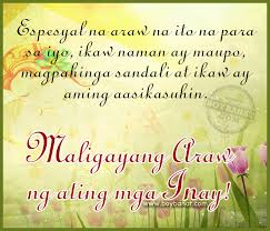 Happy father's day in heaven quotes, messages, images june 20, 2020 by admin leave a comment happy father's day in heaven quotes, messages, images: Tagalog Mother S Day Quotes And Pinoy Happy Mother S Day Sayings Boy Banat